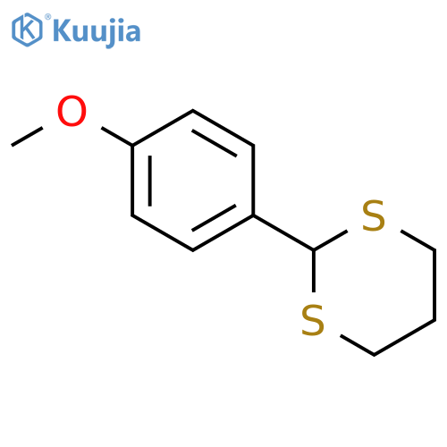 1,3-Dithian-2-yl, 2-(4-methoxyphenyl)- structure