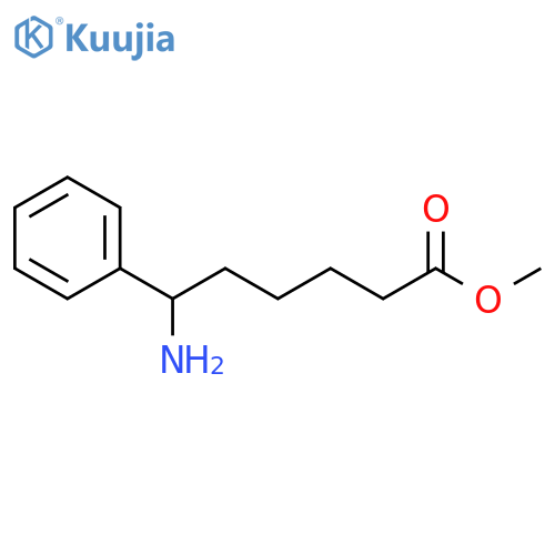methyl 6-amino-6-phenylhexanoate structure