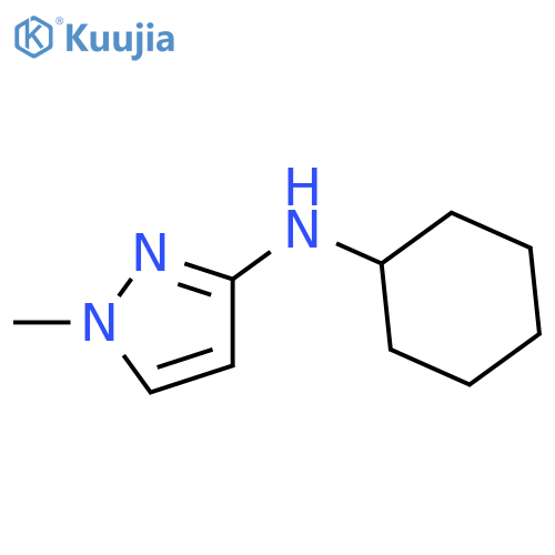 N-cyclohexyl-1-methyl-1H-pyrazol-3-amine structure