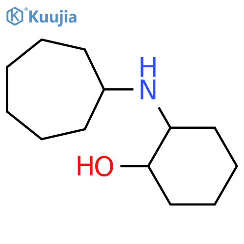 2-(Cycloheptylamino)cyclohexan-1-ol structure