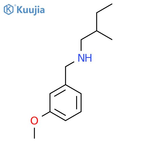 [(3-Methoxyphenyl)methyl](2-methylbutyl)amine structure