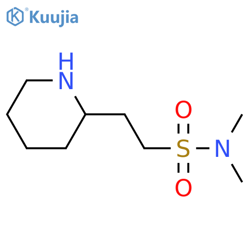 N,N-Dimethyl-2-(piperidin-2-YL)ethanesulfonylamide structure