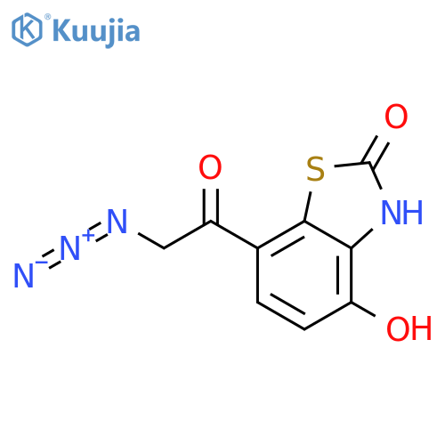 7-(2-azidoacetyl)-4-hydroxybenzo[d]thiazol-2(3H)-one structure