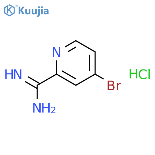 4-Bromopicolinimidamide hydrochloride structure