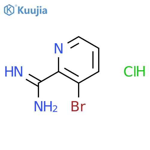 3-Bromopicolinimidamide hydrochloride structure