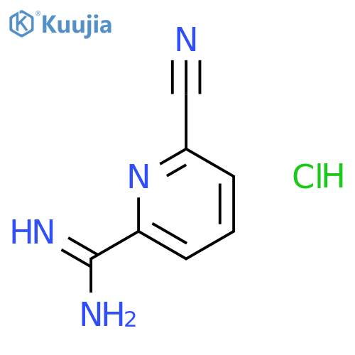 6-Cyanopicolinimidamide hydrochloride structure