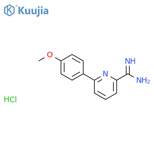 6-(4-Methoxyphenyl)picolinimidamide hydrochloride structure