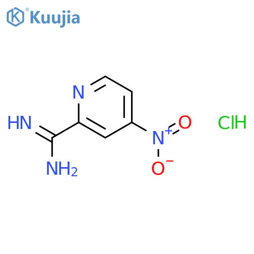 4-Nitropicolinimidamide hydrochloride structure