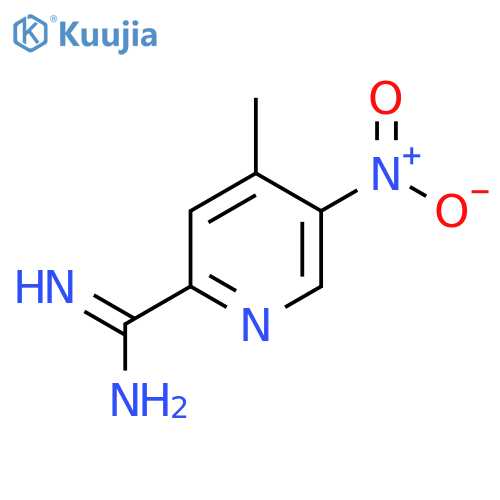 4-Methyl-5-nitropicolinimidamide structure