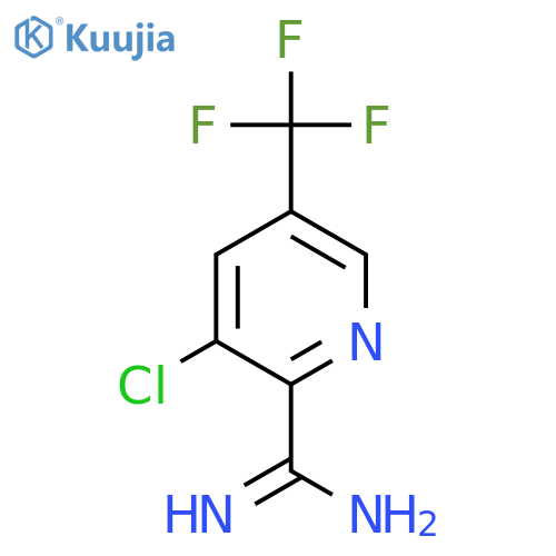 3-Chloro-5-(trifluoromethyl)picolinimidamide structure