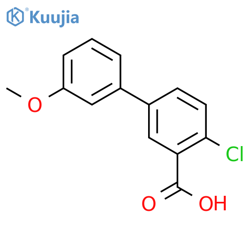 2-chloro-5-(3-methoxyphenyl)benzoic Acid structure