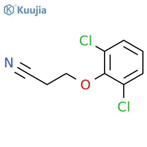 3-(2,6-dichlorophenoxy)propanenitrile structure