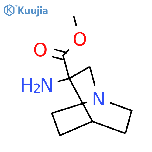 methyl 3-amino-1-azabicyclo2.2.2octane-3-carboxylate structure