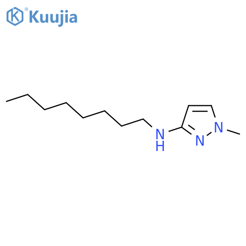 1H-Pyrazol-3-amine, 1-methyl-N-octyl- structure