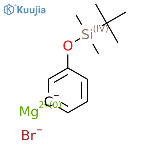 3-Tert-butyldimethylsilyloxyphenylmagnesium bromide structure