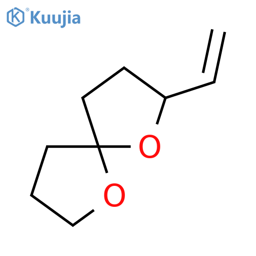 1,6-DIOXASPIRO[4.4]NONANE, 2-ETHENYL- structure