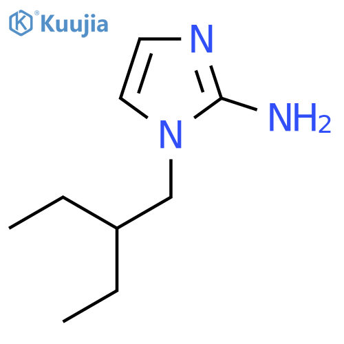 1-(2-ethylbutyl)-1H-imidazol-2-amine structure
