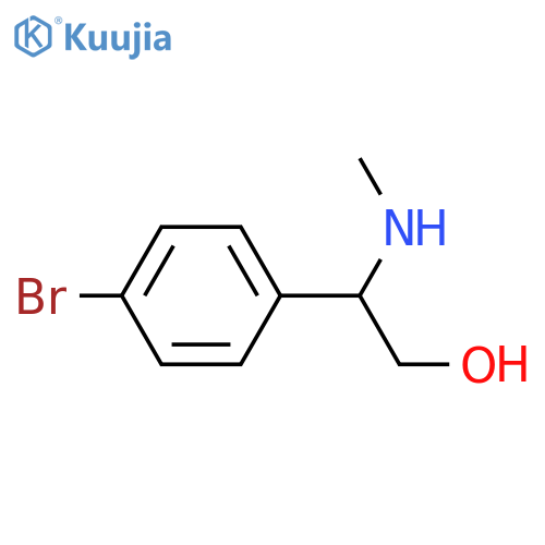 2-(4-BROMOPHENYL)-2-(METHYLAMINO)ETHAN-1-OL structure