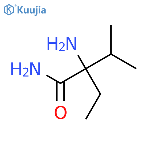 2-Amino-2-ethyl-3-methylbutanamide structure