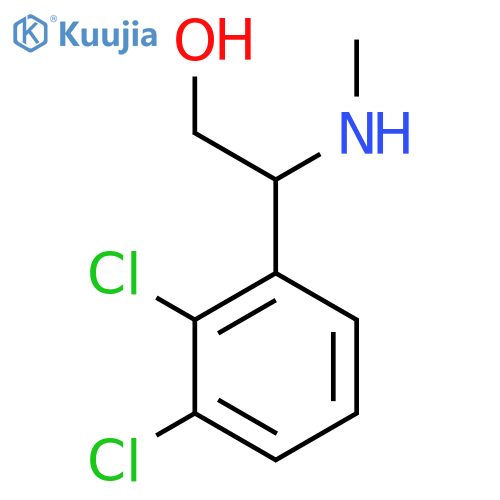 2-(2,3-Dichlorophenyl)-2-(methylamino)ethan-1-ol structure