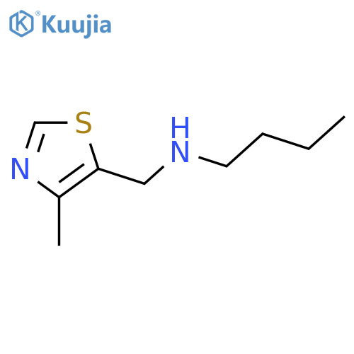butyl(4-methyl-1,3-thiazol-5-yl)methylamine structure