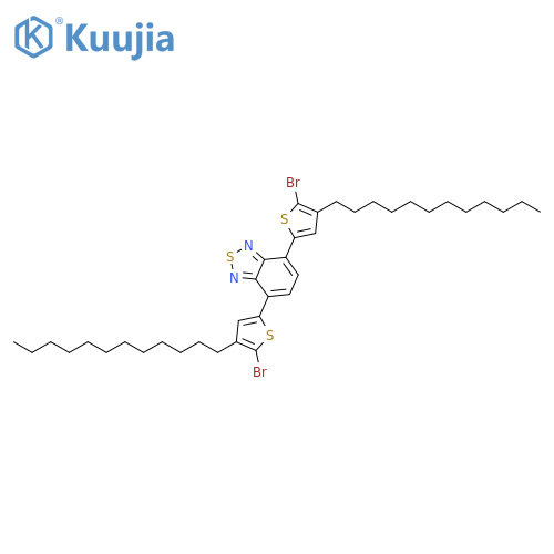 4,7-Bis(5-bromo-4-dodecylthiophen-2-yl)-2,1,3-benzothiadiazole structure