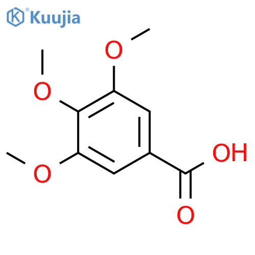3,4,5-Trimethoxybenzoic acid structure
