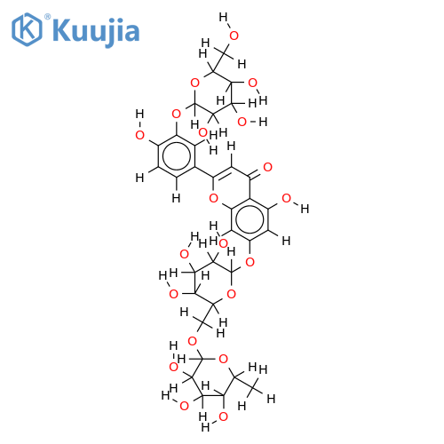 luteolin 3'-O-beta-D-glucopyranoside 7-O-rutinoside structure