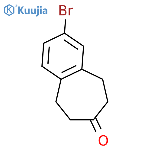 3-Bromo-5,6,8,9-tetrahydrobenzo7annulen-7-one structure