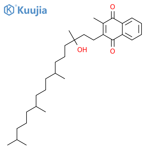 1,4-Naphthalenedione,2-(3-hydroxy-3,7,11,15-tetramethylhexadecyl)-3-methyl- structure