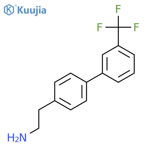 2-(3'-(Trifluoromethyl)biphenyl-4-yl)-ethylamine structure