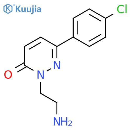 2-(2-Aminoethyl)-6-(4-chlorophenyl)pyridazin-3(2H)-one structure