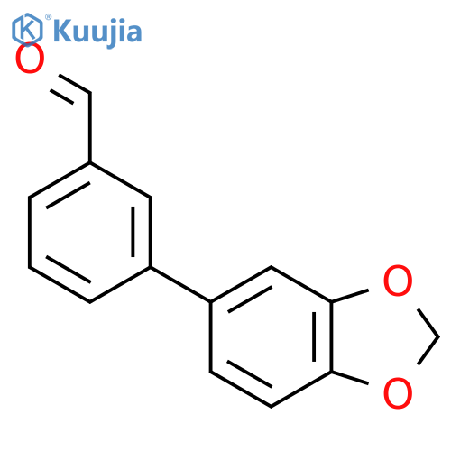 3-(2H-1,3-benzodioxol-5-yl)benzaldehyde structure