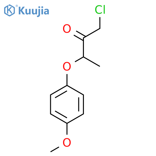 1-Chloro-3-(4-methoxyphenoxy)butan-2-one structure