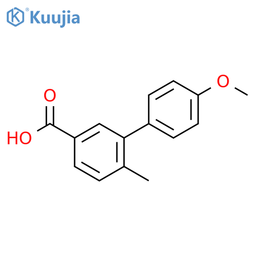 4'-Methoxy-6-methyl-1,1’-biphenyl-3-carboxylic Acid structure