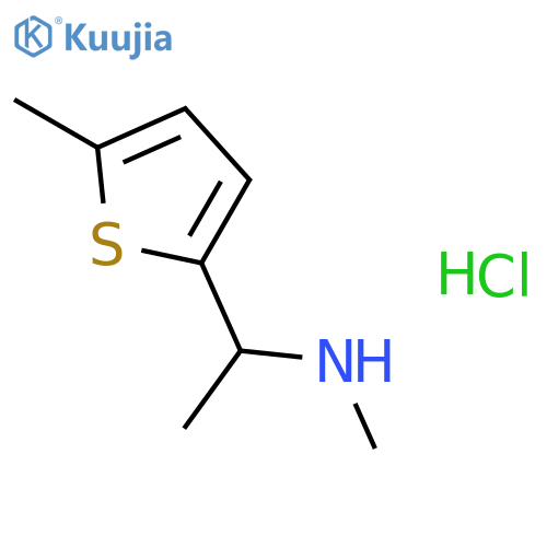 N-Methyl-1-(5-methyl-2-thienyl)ethanamine hydrochloride structure