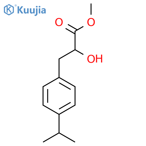 methyl 2-hydroxy-3-4-(propan-2-yl)phenylpropanoate structure