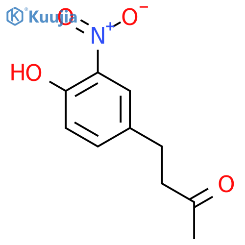 4-(4-hydroxy-3-nitrophenyl)butan-2-one structure