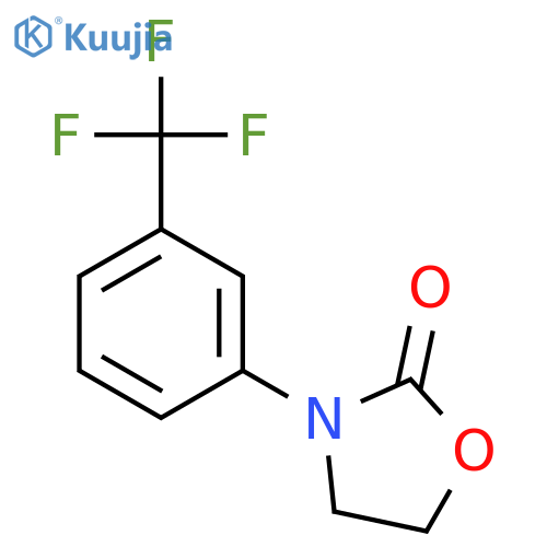 2-Oxazolidinone, 3-[3-(trifluoromethyl)phenyl]- structure