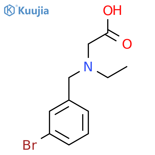 [(3-Bromo-benzyl)-ethyl-amino]-acetic acid structure