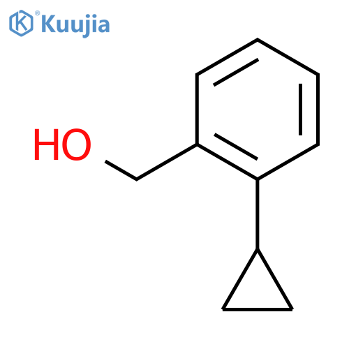 (2-Cyclopropylphenyl)methanol structure