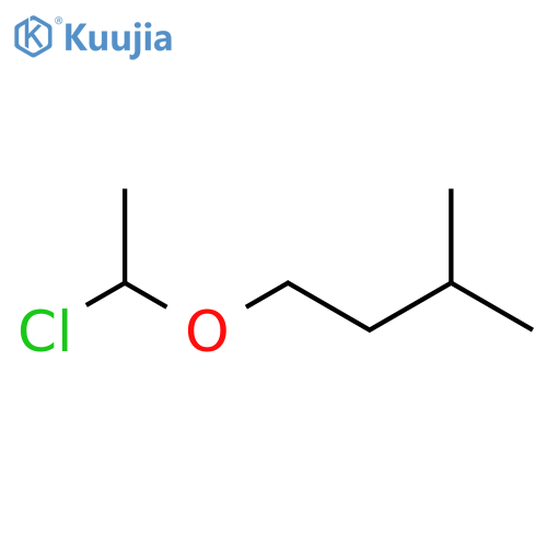 1-(1-chloroethoxy)-3-methylbutane structure