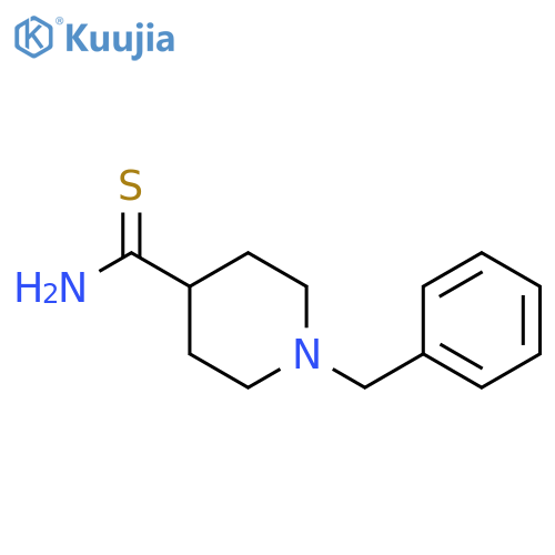 1-benzylpiperidine-4-carbothioamide structure
