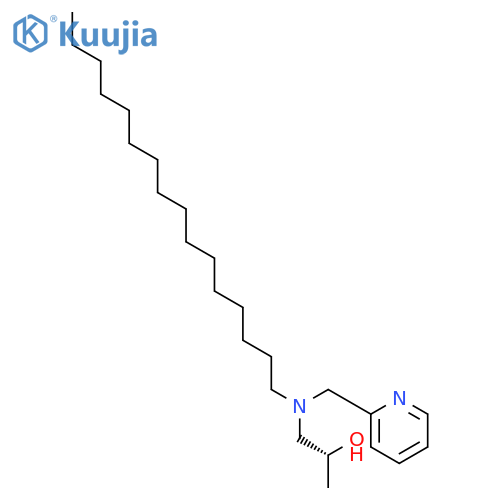 2-Propanol, 1-[hexadecyl(2-pyridinylmethyl)amino]-, (R)- structure