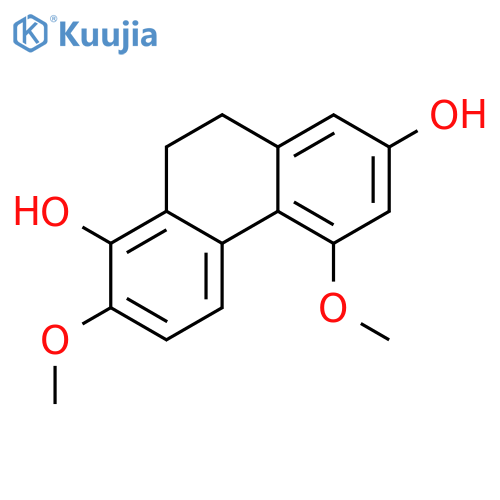 1,7-Phenanthrenediol, 9,10-dihydro-2,5-dimethoxy- structure