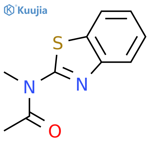 Acetamide,N-2-benzothiazolyl-N-methyl- structure