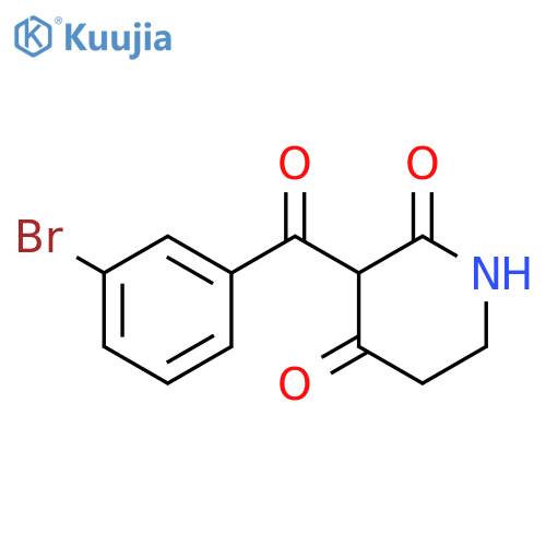 2,4-PIPERIDINEDIONE, 3-(3-BROMOBENZOYL)- structure
