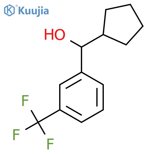 Cyclopentyl [3-(trifluoromethyl)phenyl]methanol structure