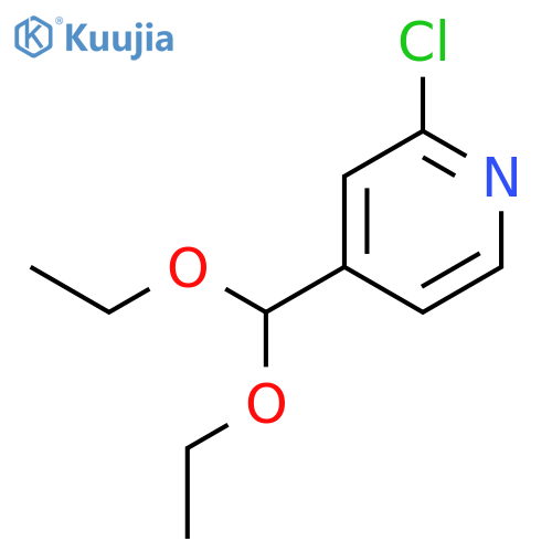 2-Chloro-4-(diethoxymethyl)pyridine structure