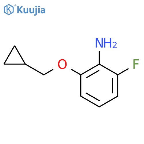 2-(Cyclopropylmethoxy)-6-fluoroaniline structure